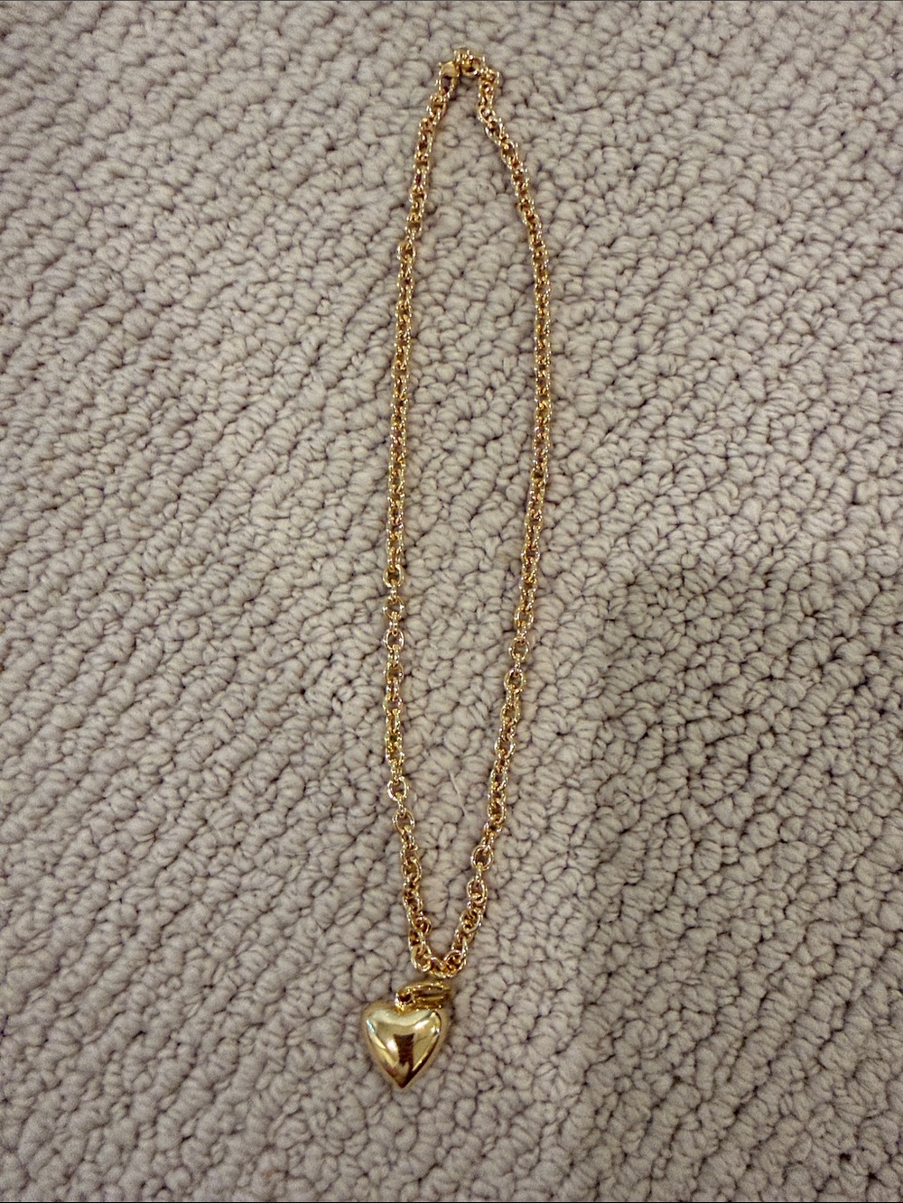 Roxanne Assoulin Gold Heart Pendant Necklace